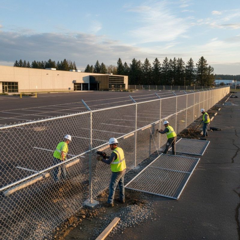 Local Lattice Fence Installation pros at work