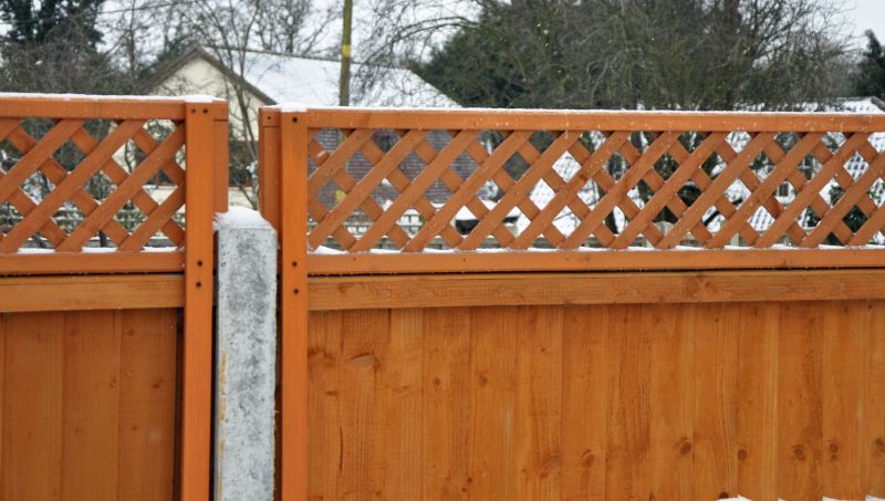 Lattice Fence Installation